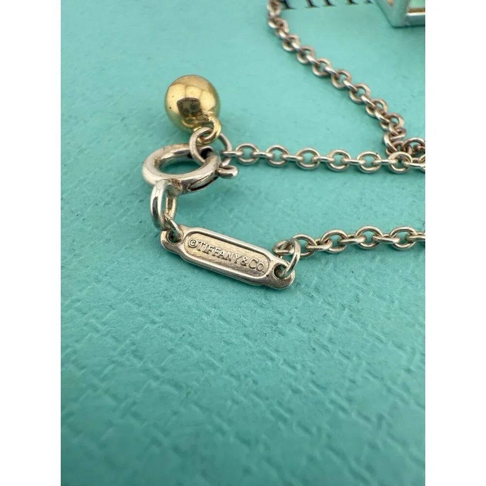 Tiffany & Co. Lemon Quartz Love Bug Sparkler Necklace Sterling Silver 18-20